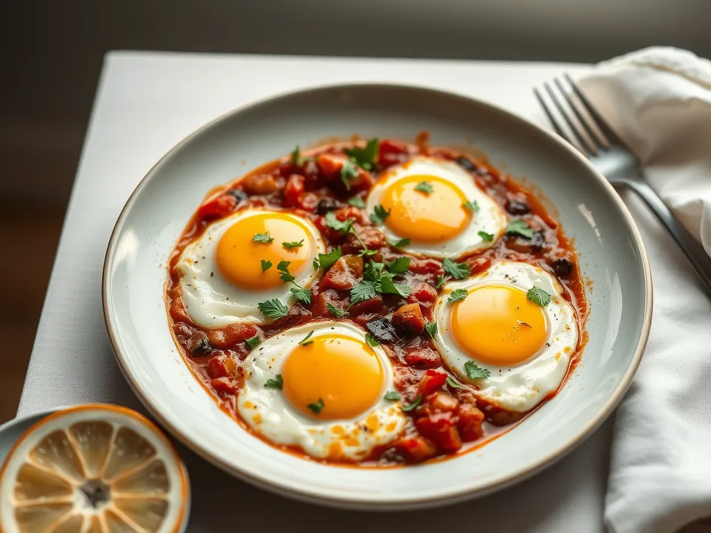 20-Minute Tomato Egg Drop Skillet