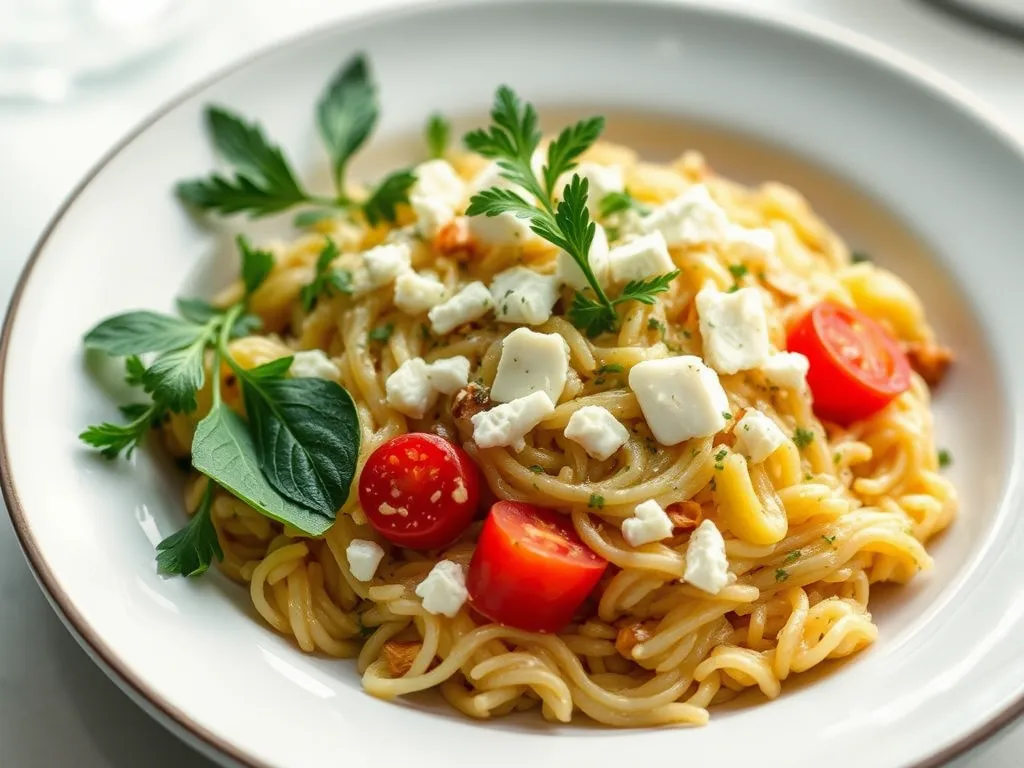 5-Ingredient Lemon Orzo with Feta