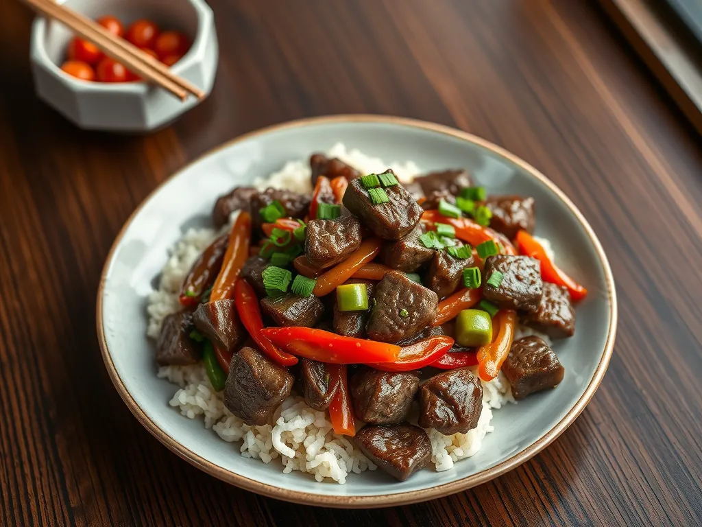 5-Ingredient Beef and Bell Pepper Stir Fry