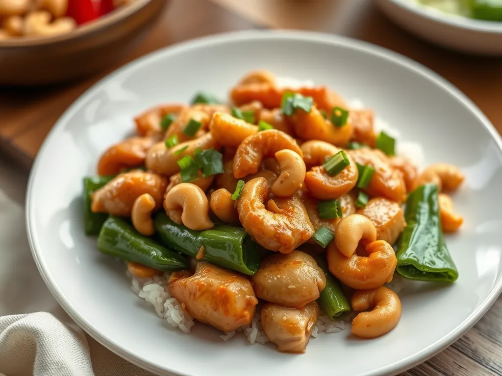 5-Ingredient Cashew Chicken