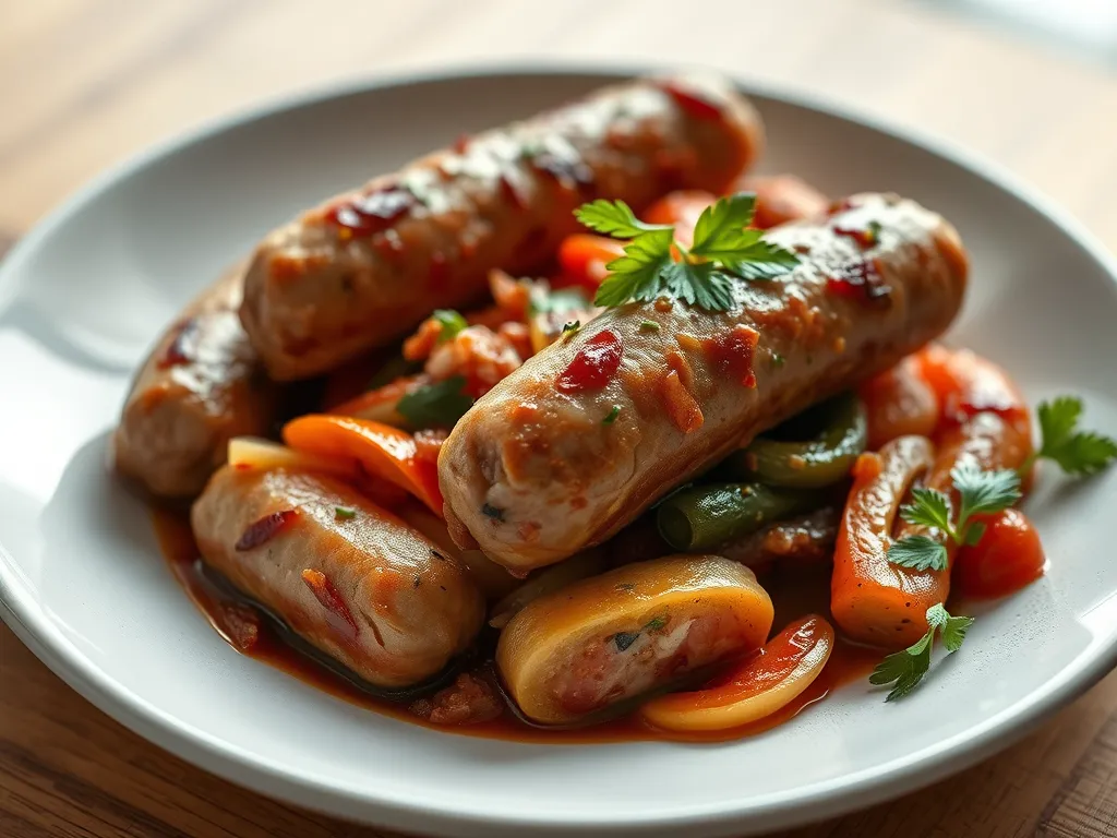 5-Ingredient Sheet Pan Chicken Sausage and Peppers