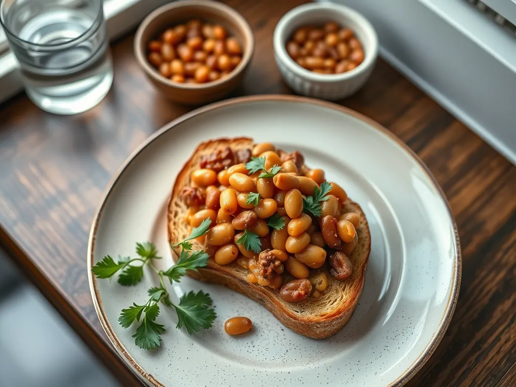 6-Ingredient Garlic Butter White Beans on Toast