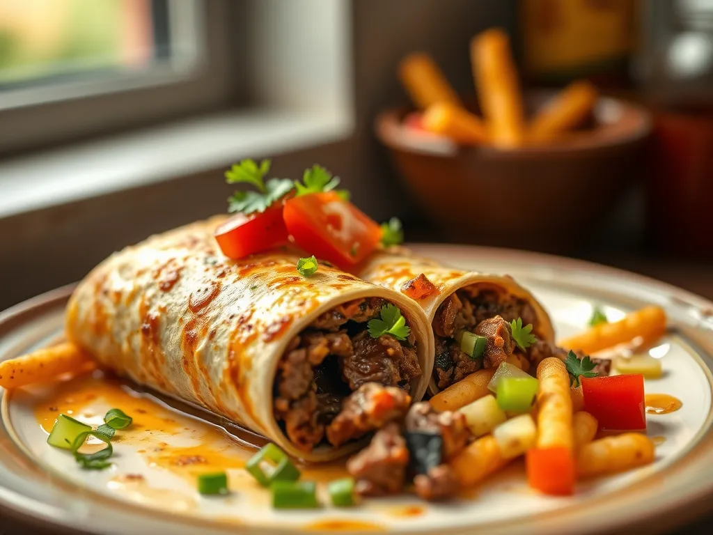 Beef and Bean Burrito Bake