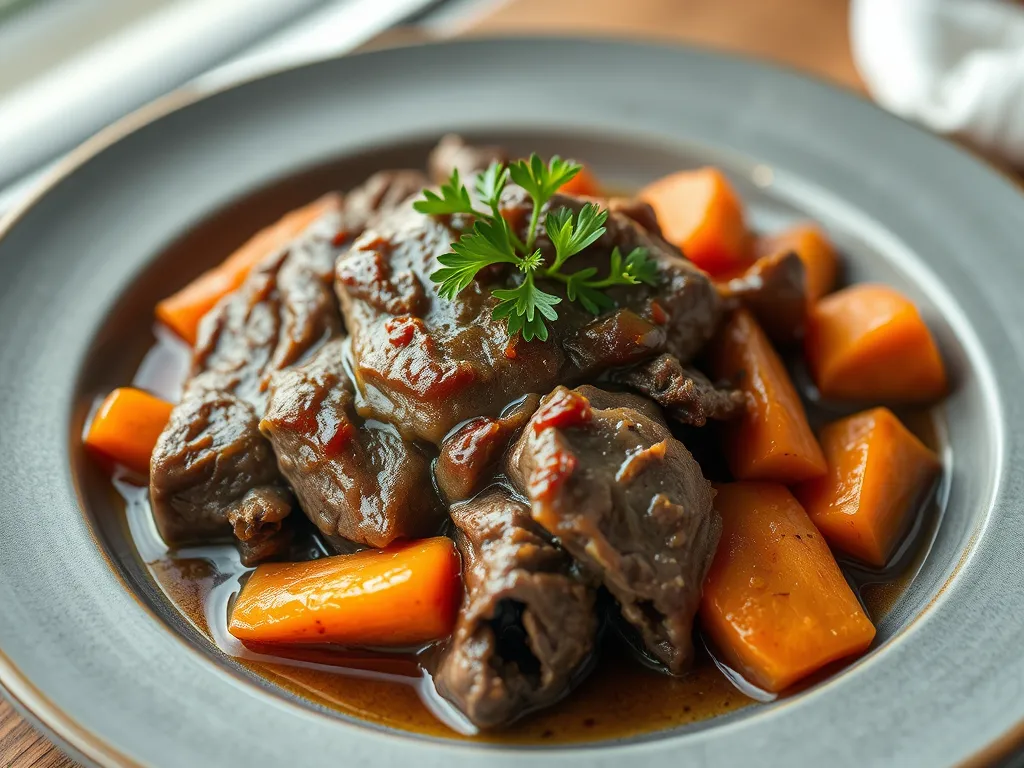Braised Beef with Carrots