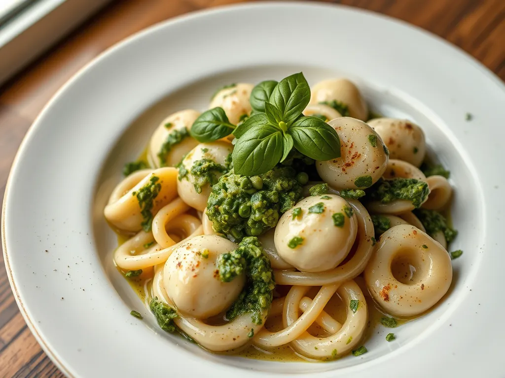 Budget Basil Pesto Gnocchi