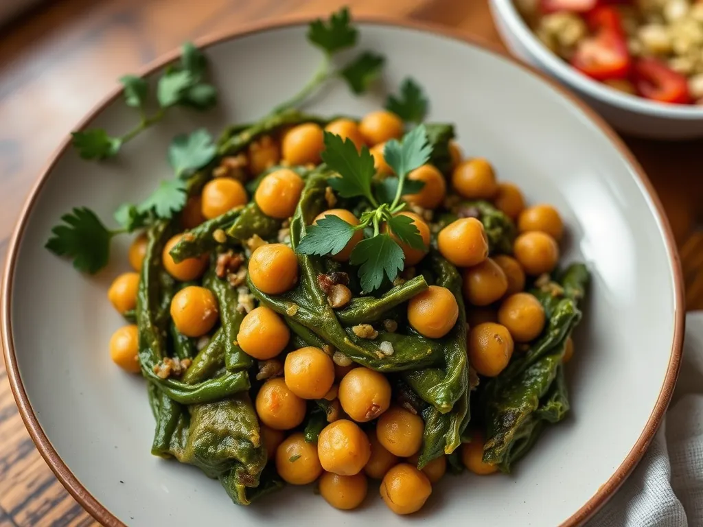 Budget Chickpea and Spinach Curry
