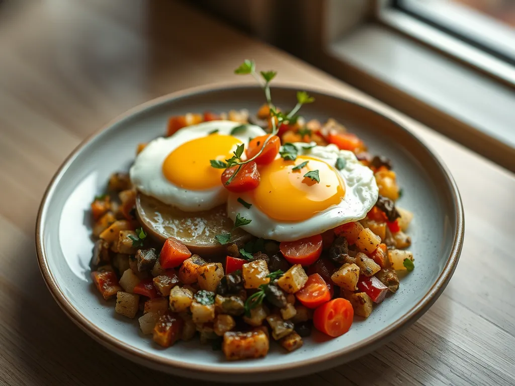 Budget Egg & Potato Hash Skillet