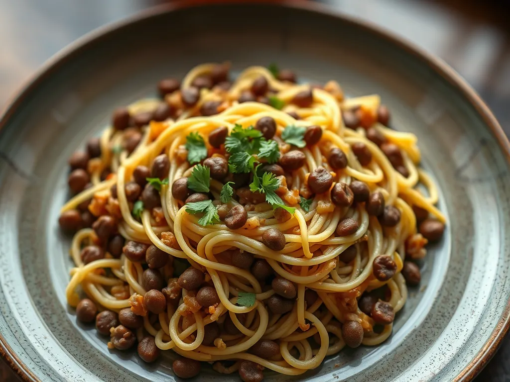 Budget Egyptian Koshari with Lentils