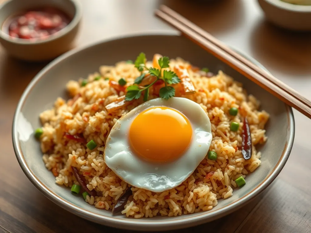 Budget Fried Rice with Egg and Frozen Peas