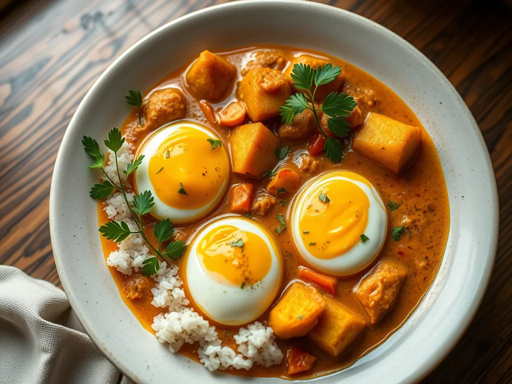 Budget Potato and Egg Curry