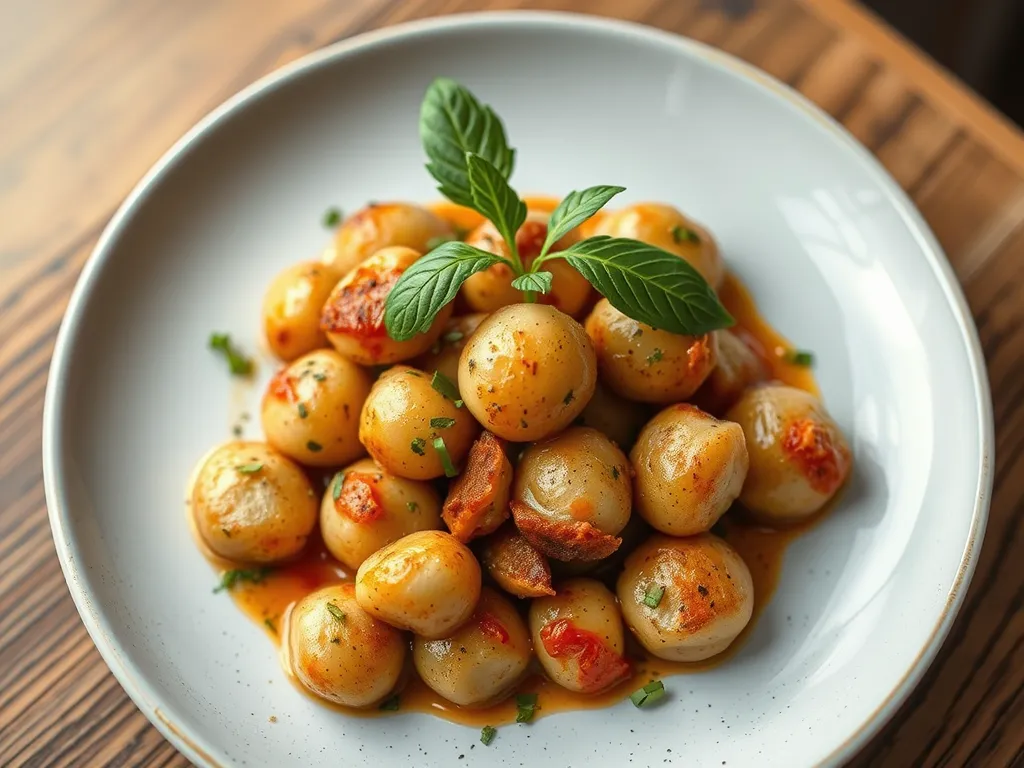 Cheesy Skillet Gnocchi with Spinach