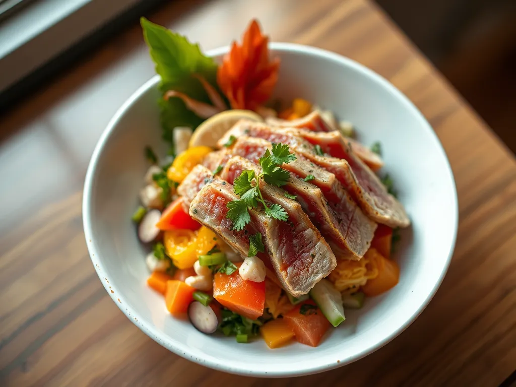 Spicy Tuna Poke Bowl
