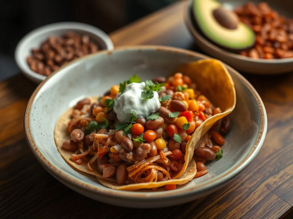 Bean and Corn Taco Bowl