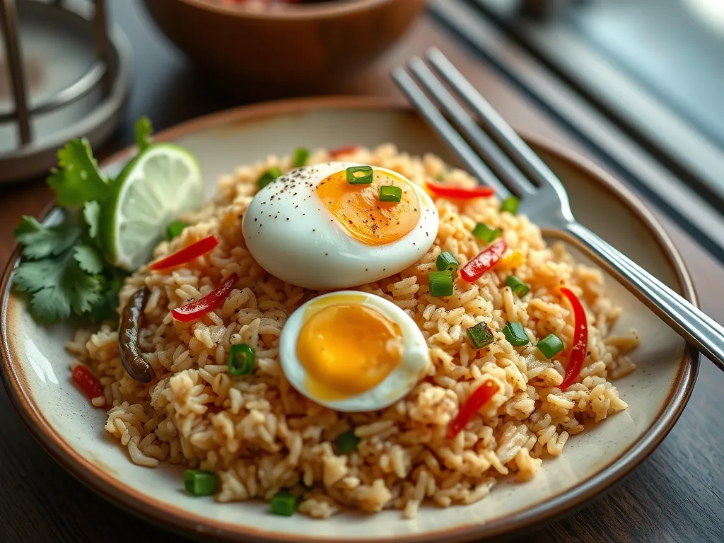 Cheap Egg and Carrot Fried Rice