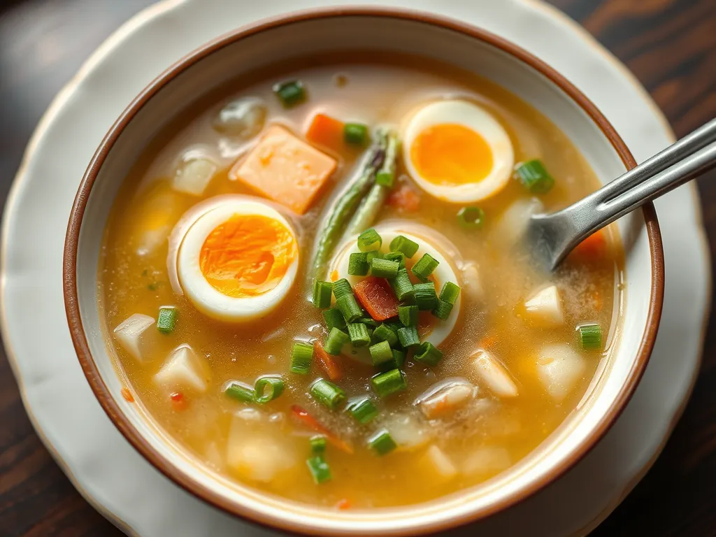Cheap Egg Drop Noodle Soup