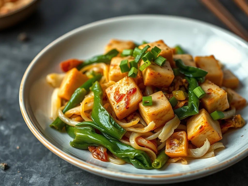 Cheap One-Pan Tofu and Cabbage Stir-Fry