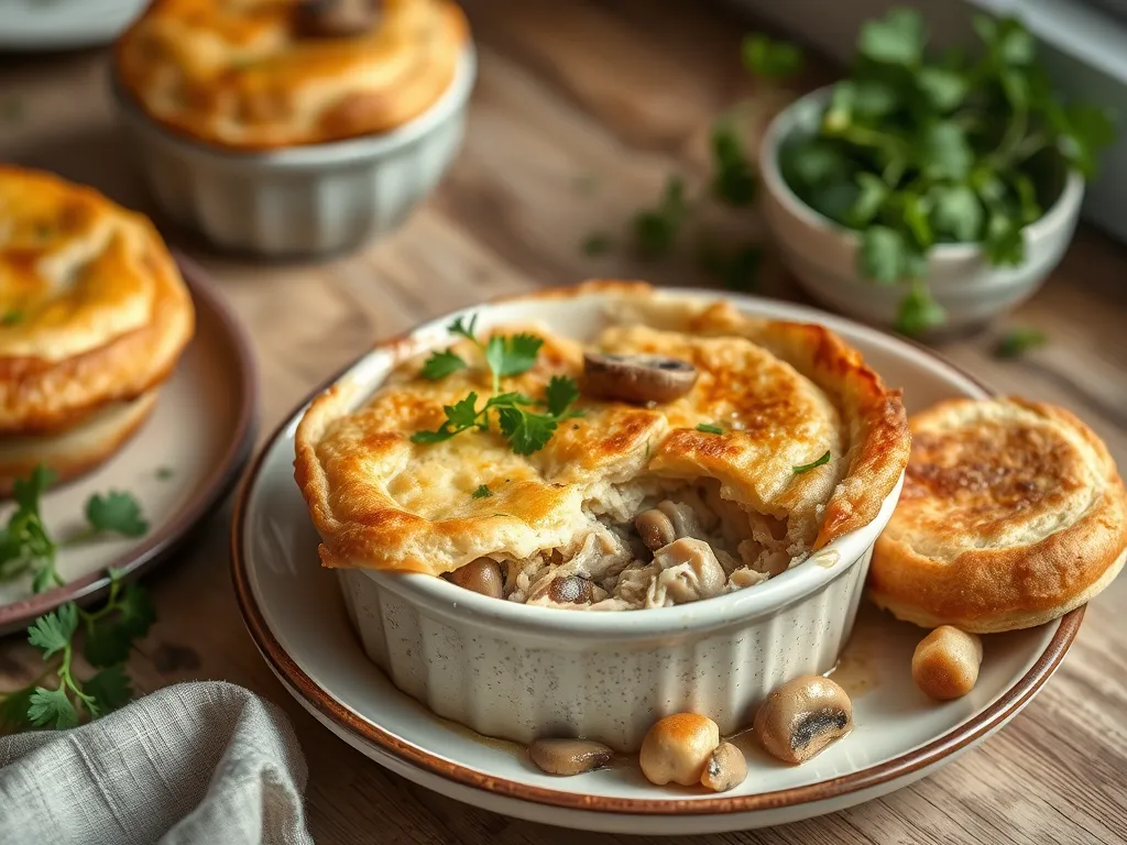 Chicken and Mushroom Pot Pie