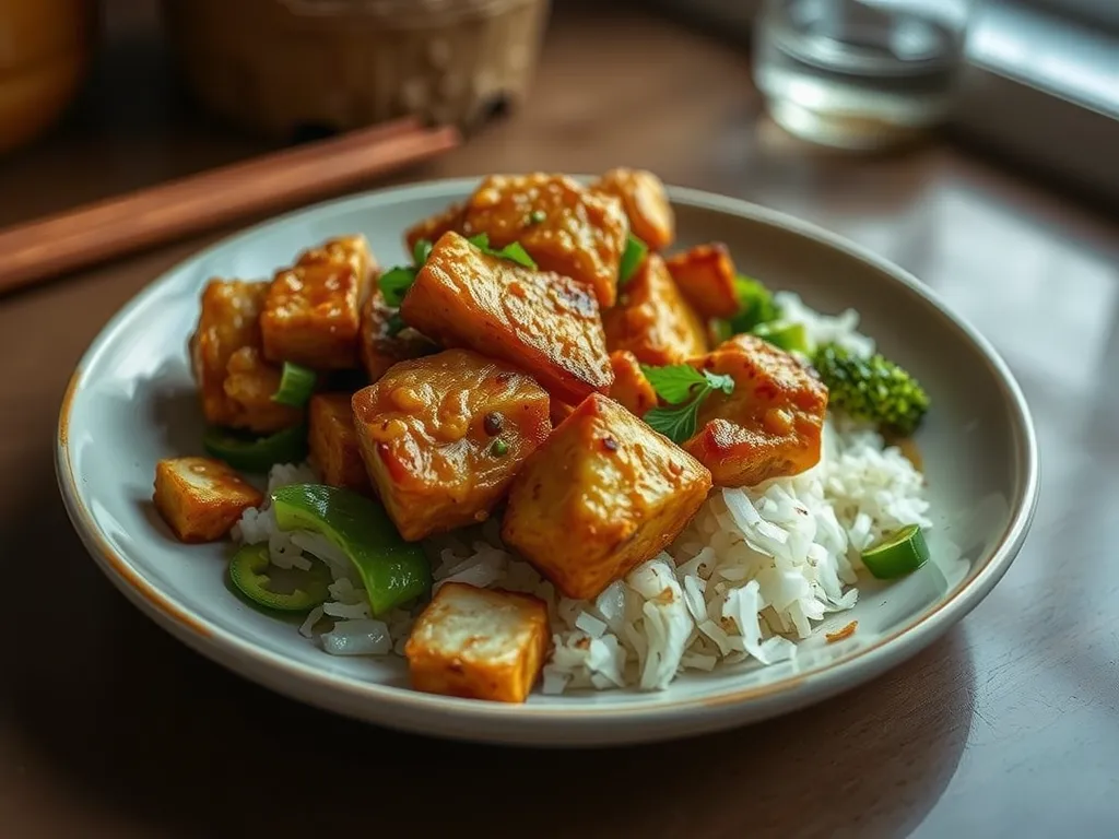 Crispy Tofu Karaage Bowls