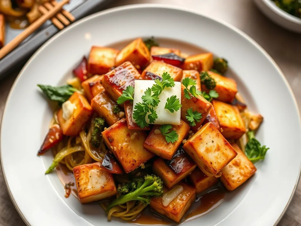 Sheet Pan Teriyaki Tofu and Broccoli