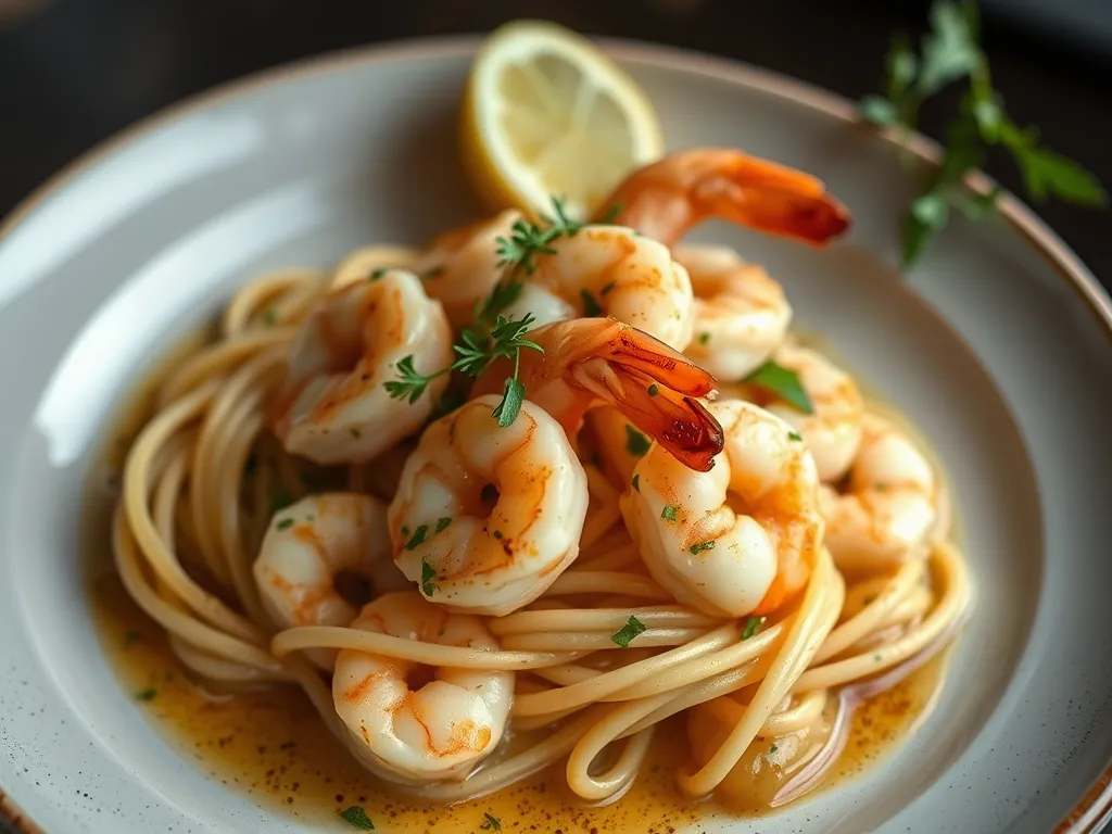 Simple Shrimp Scampi Rice