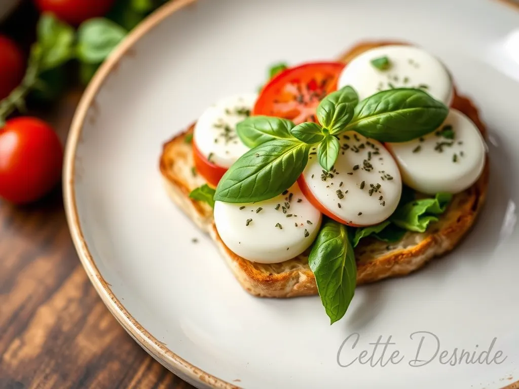 Caprese Avocado Toast Dinner