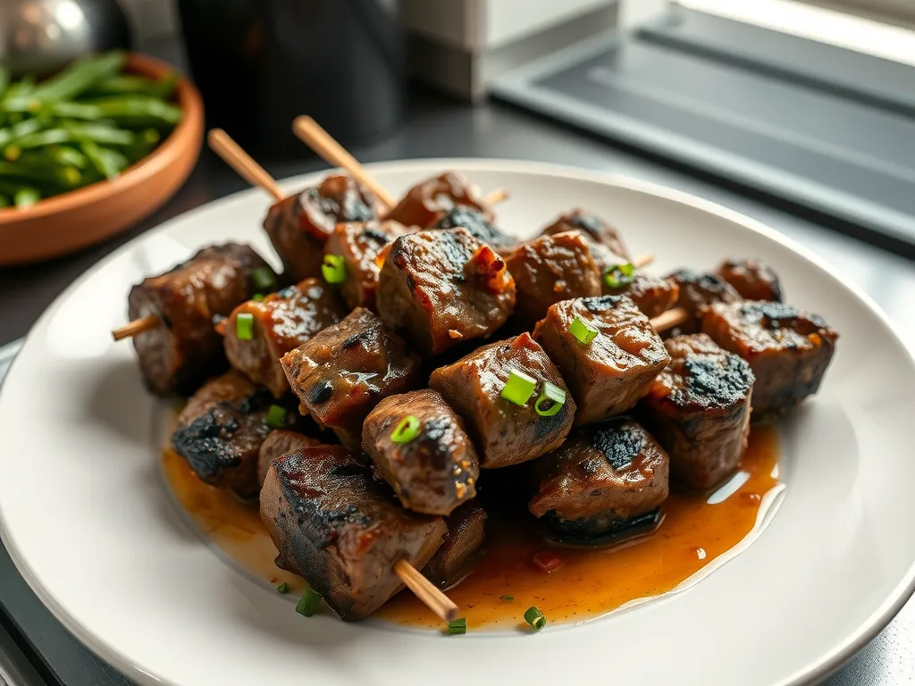 Garlic Herb Lamb Kebabs
