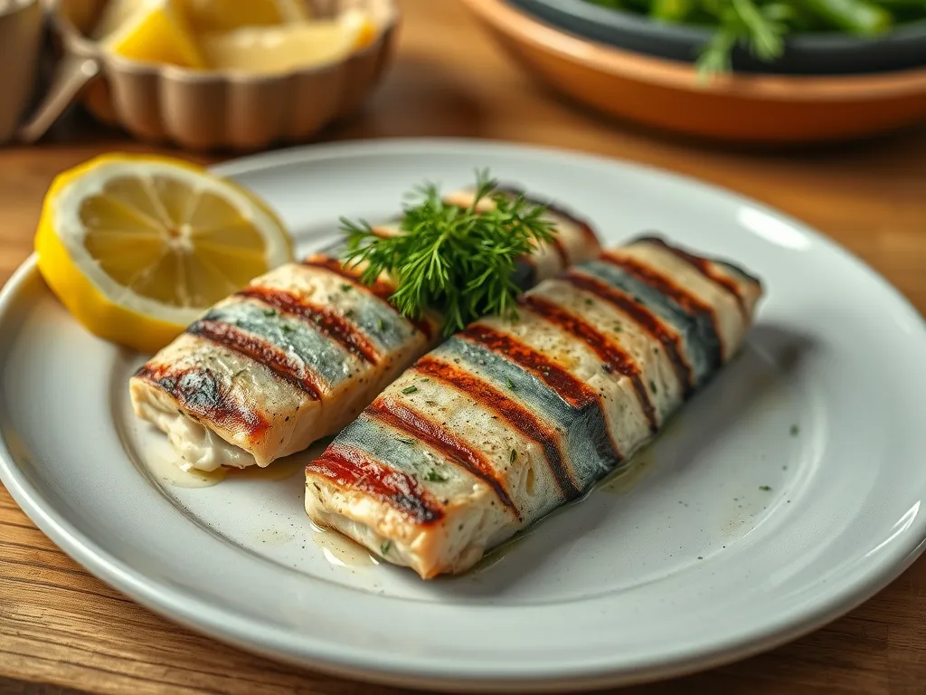 Grilled Mackerel with Dill