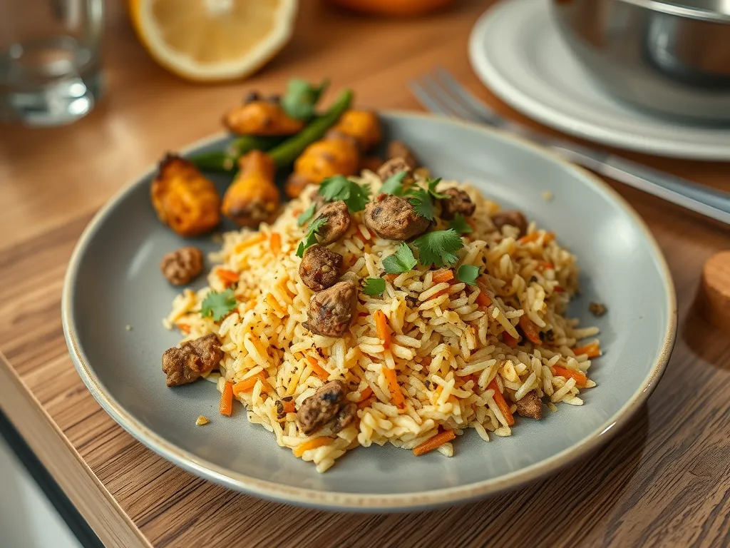 Ground Turkey & Herb Pilaf