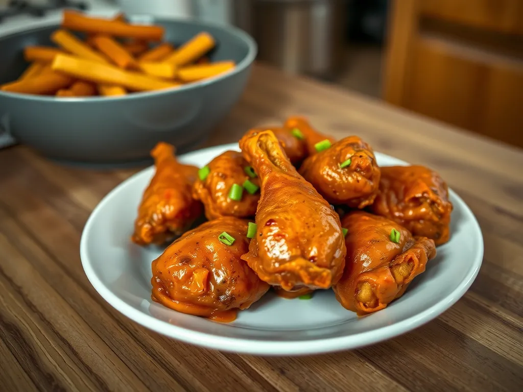 Honey Garlic Baked Chicken Wings