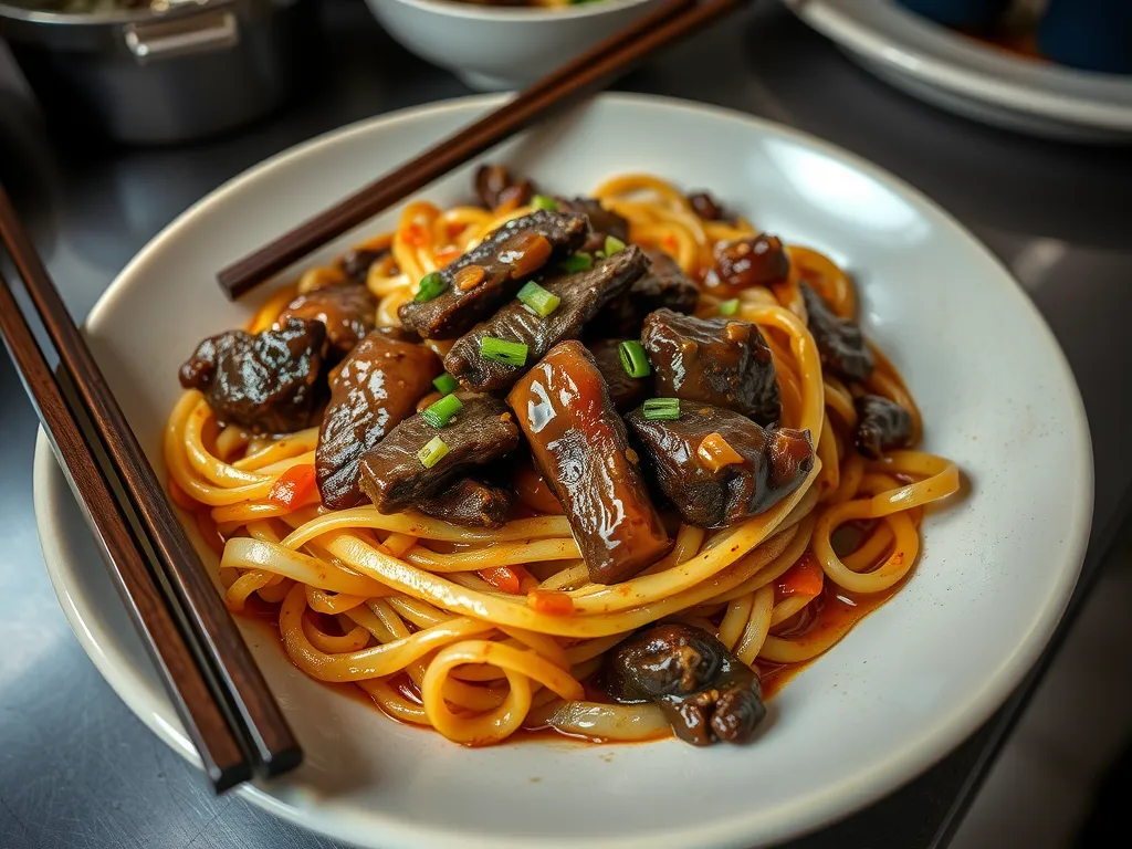 Jjajangmyeon Style Braised Beef