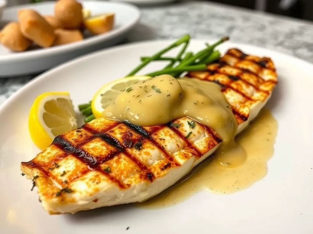 Lemon Butter Grilled Swordfish