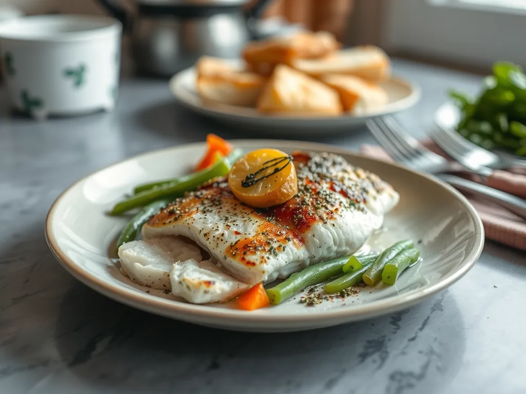 Lemon Garlic Butter Baked White Fish