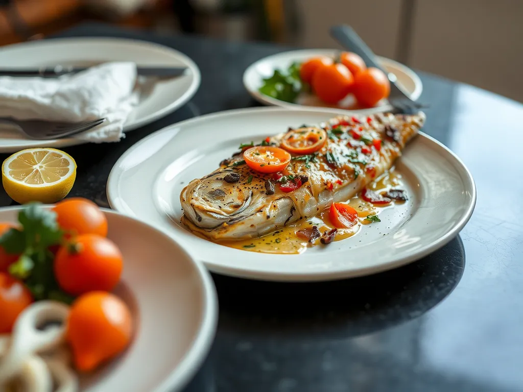 Lemon Herb Sea Bass (Branzino al Forno)