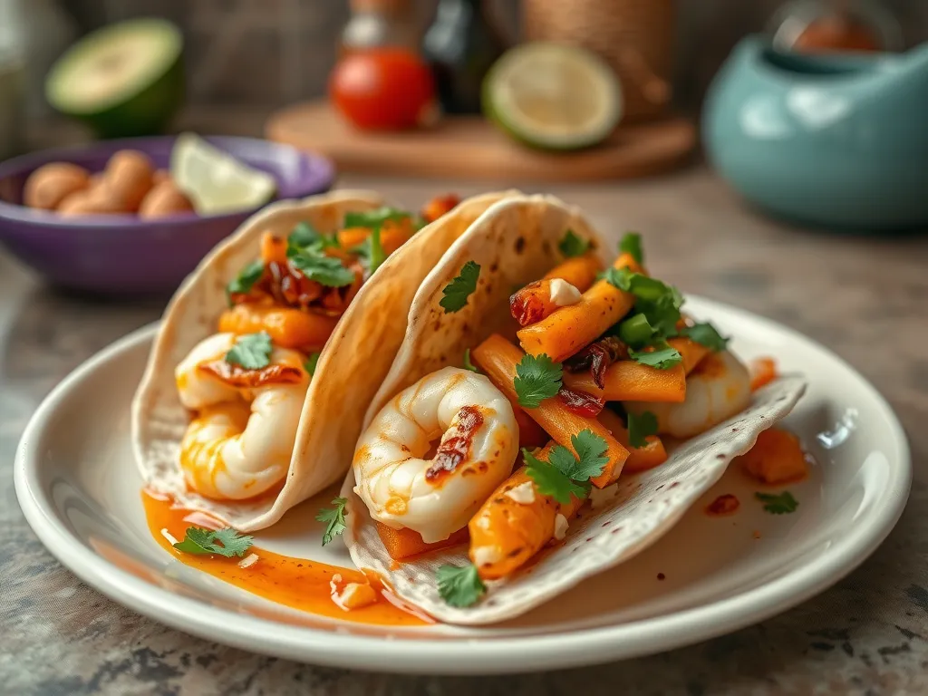Lime & Cilantro Shrimp Tacos