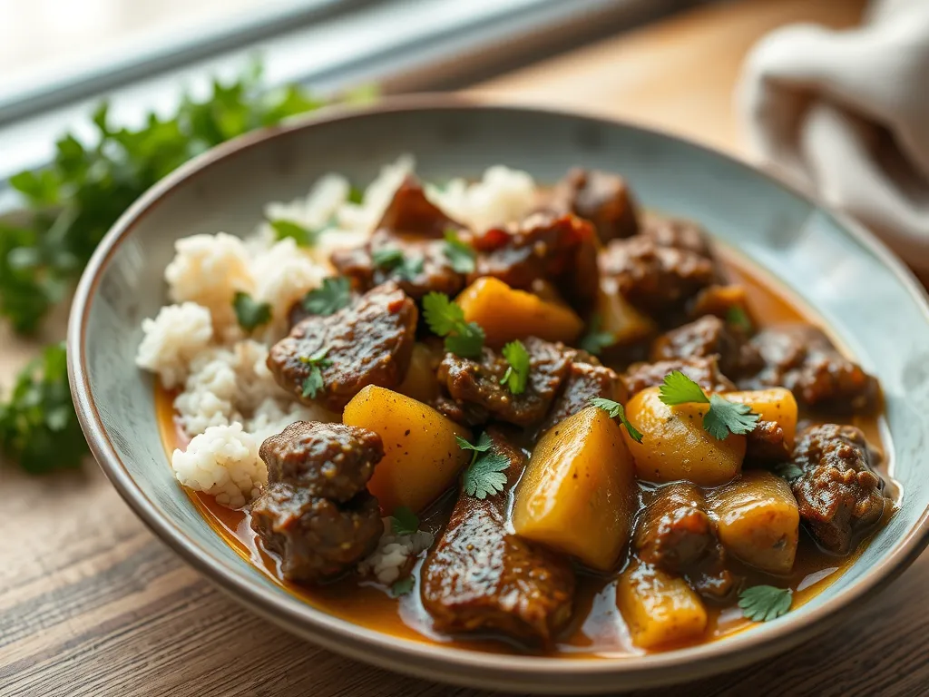 One-Pan Beef and Potato Curry