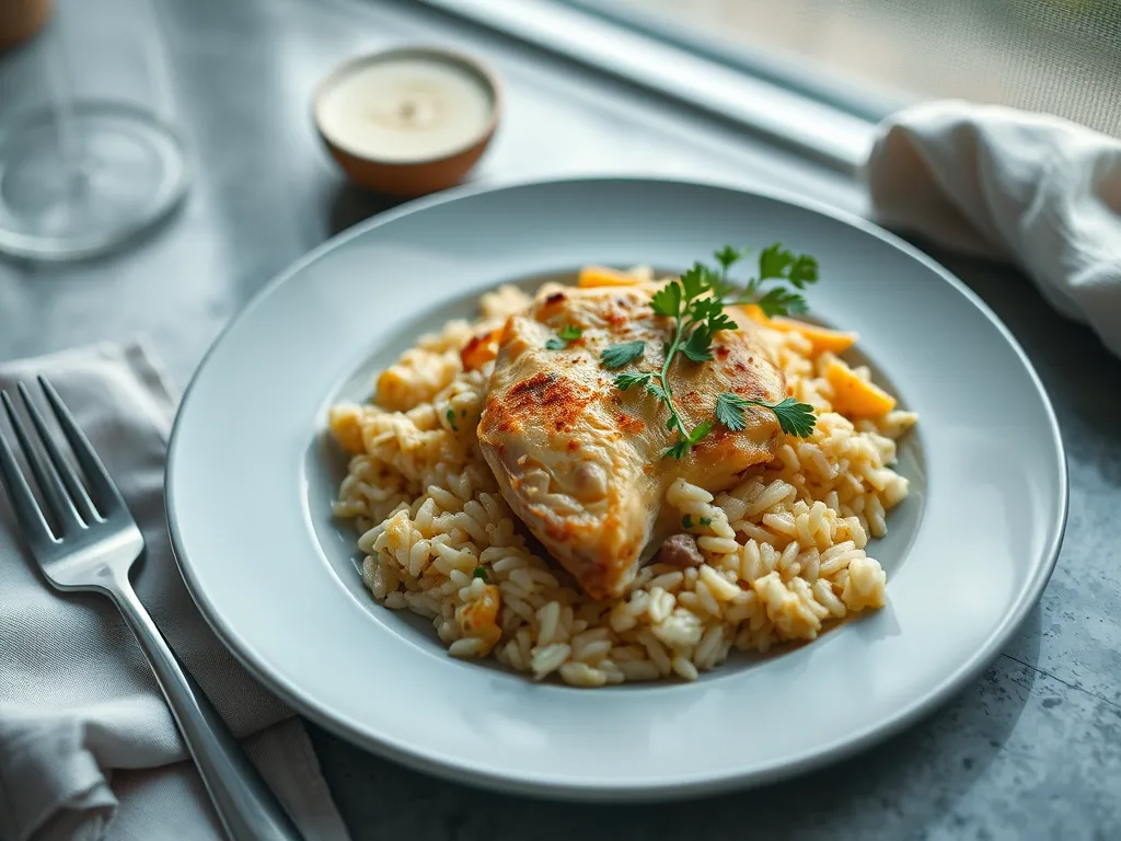 One-Pan Chicken and Rice Casserole