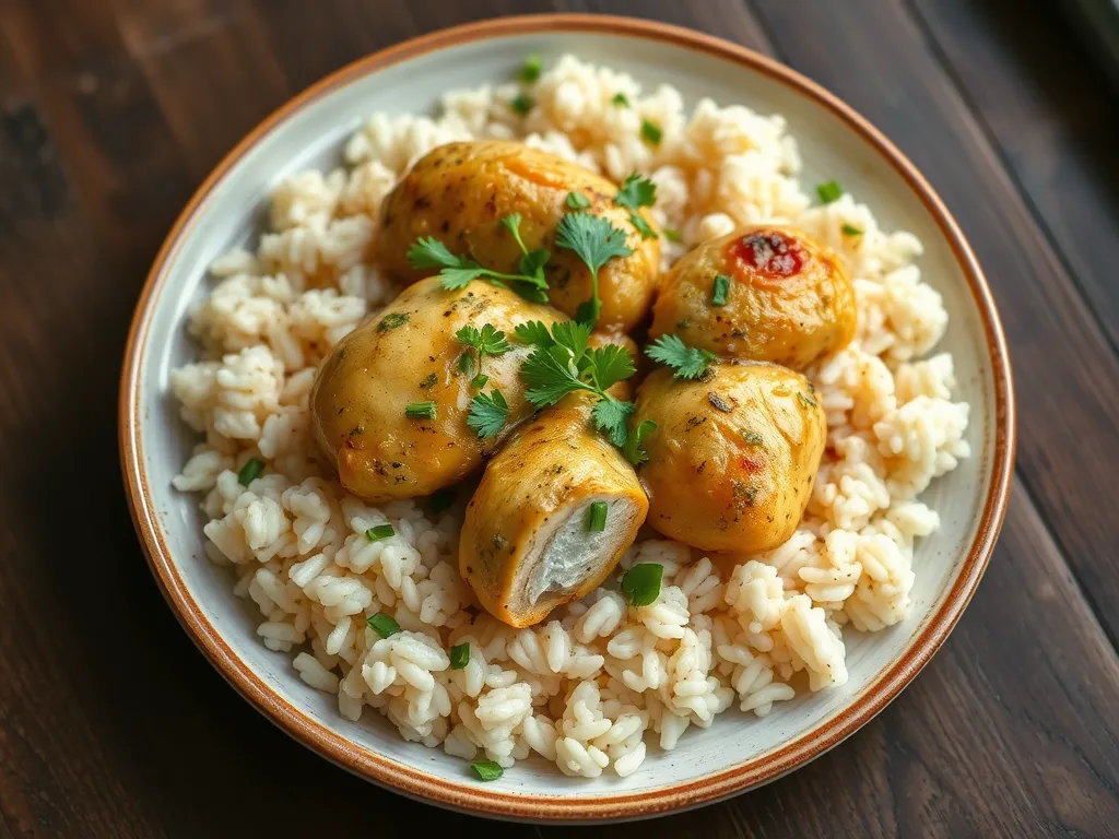 One-Pan Garlic Butter Chicken and Rice