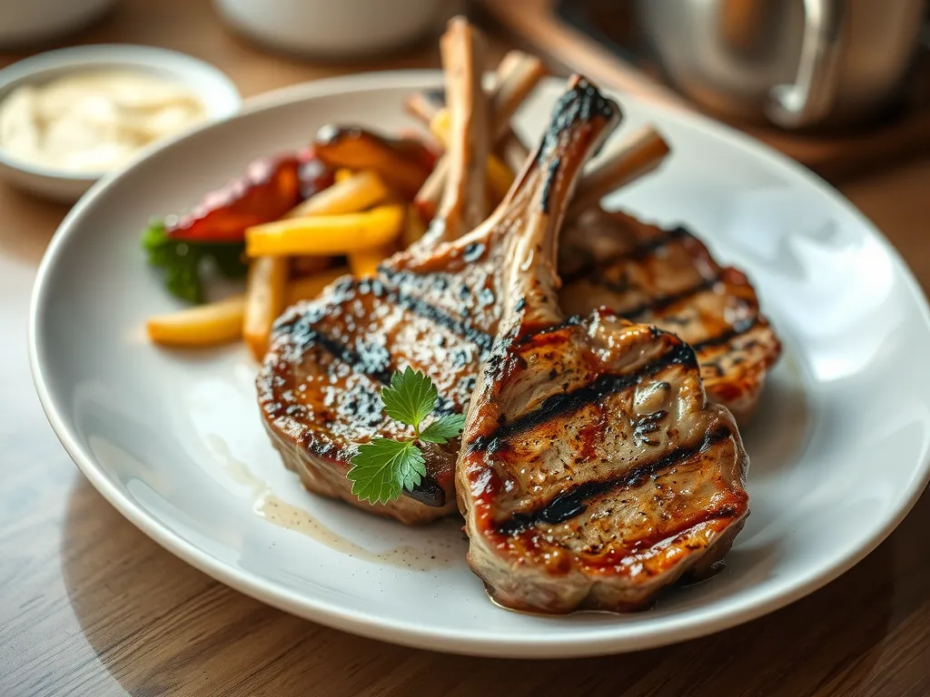 One-Pan Garlic Herb Lamb Chops