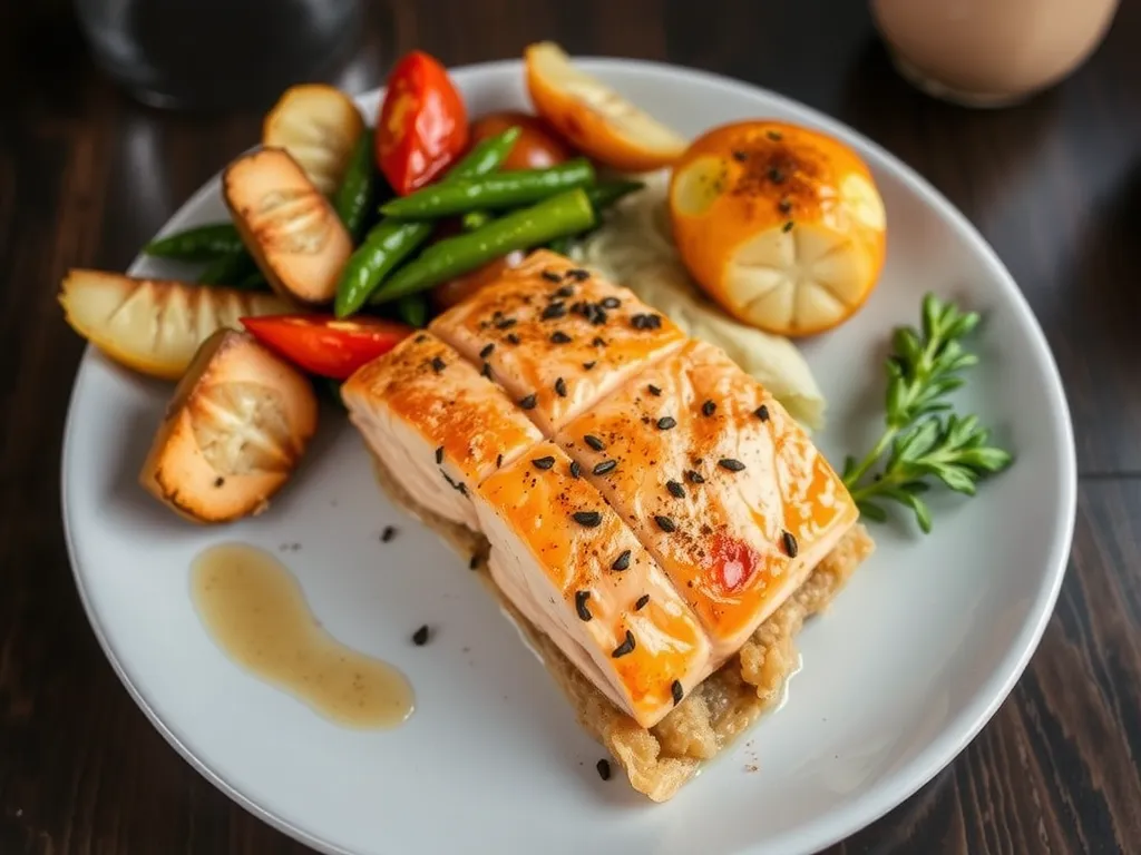One-Pan Honey Pistachio Salmon