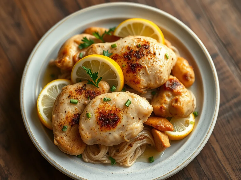 One-Pan Lemon Chicken and Green Beans