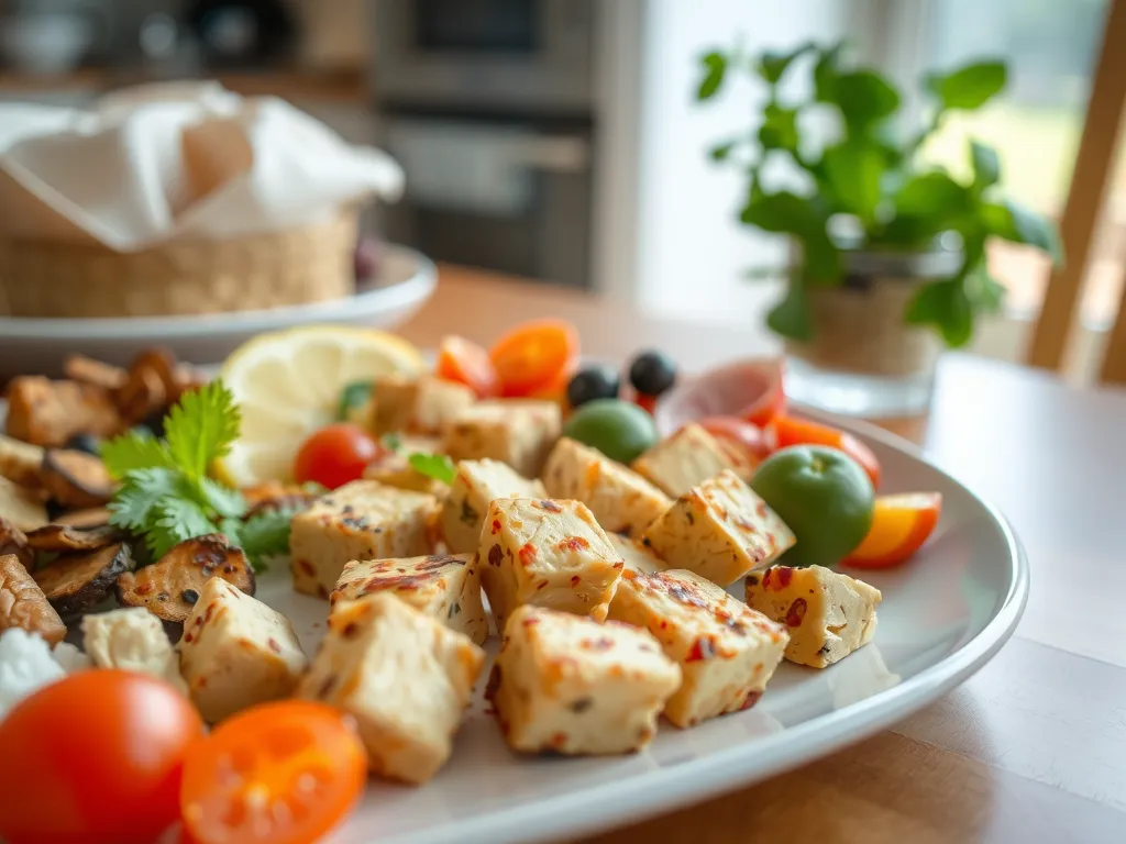 One-Pan Mediterranean Tofu Mezze