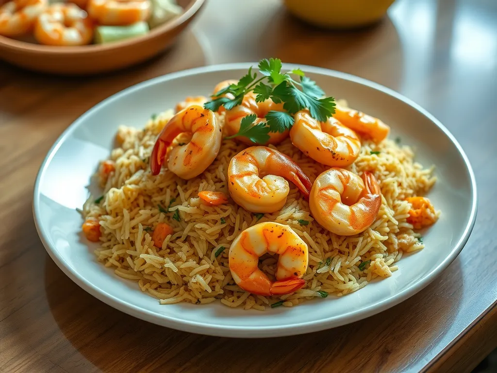 One-Pan Shrimp Biryani Express