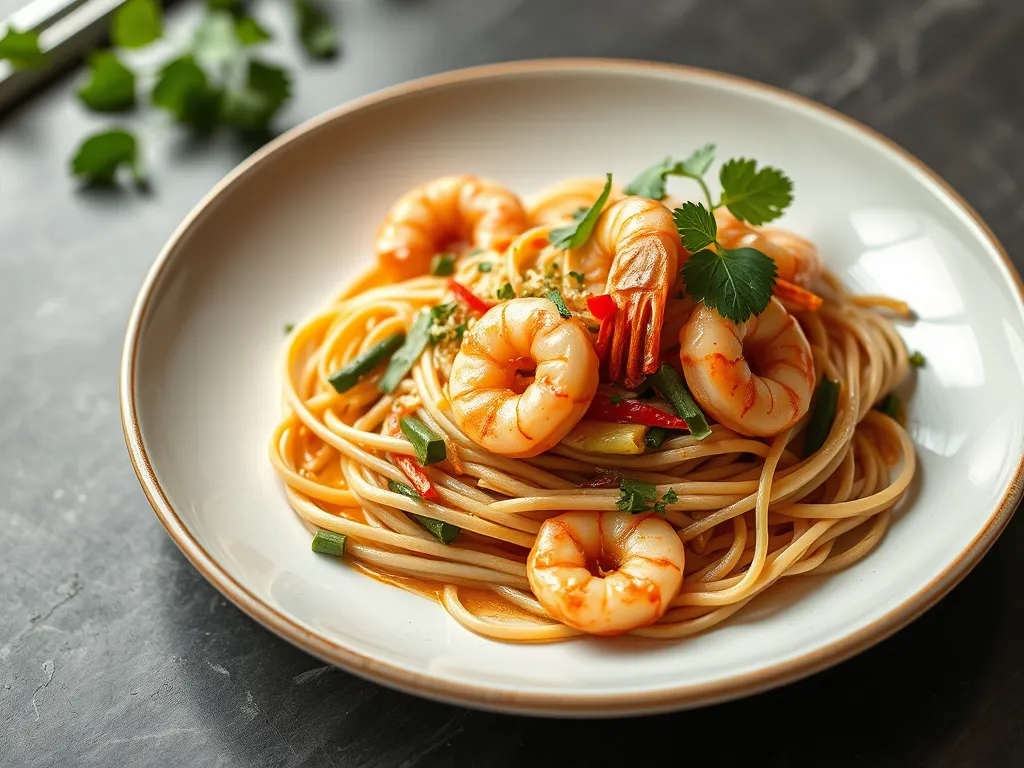 One-Pan Shrimp Pad Thai