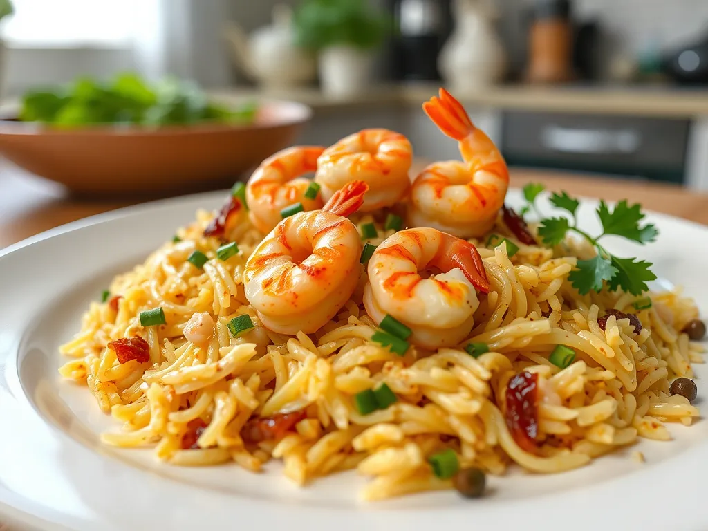 Persian Seafood Pilaf