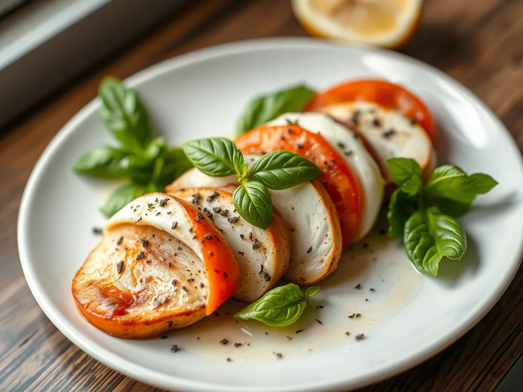 Quick Caprese Chicken Skillet