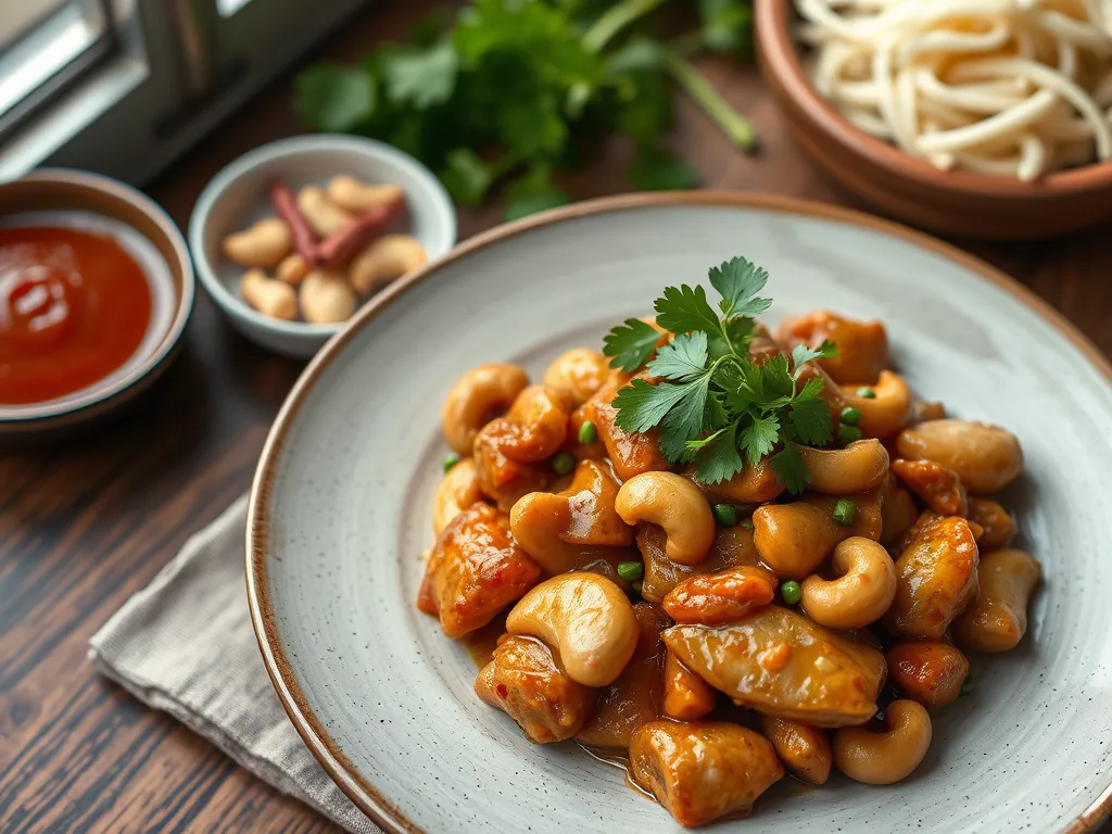 Quick Cashew Chicken