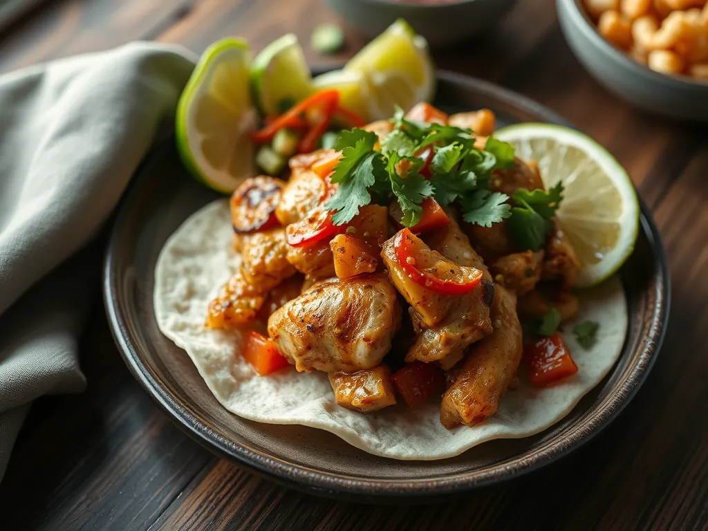 Quick Chicken Fajitas