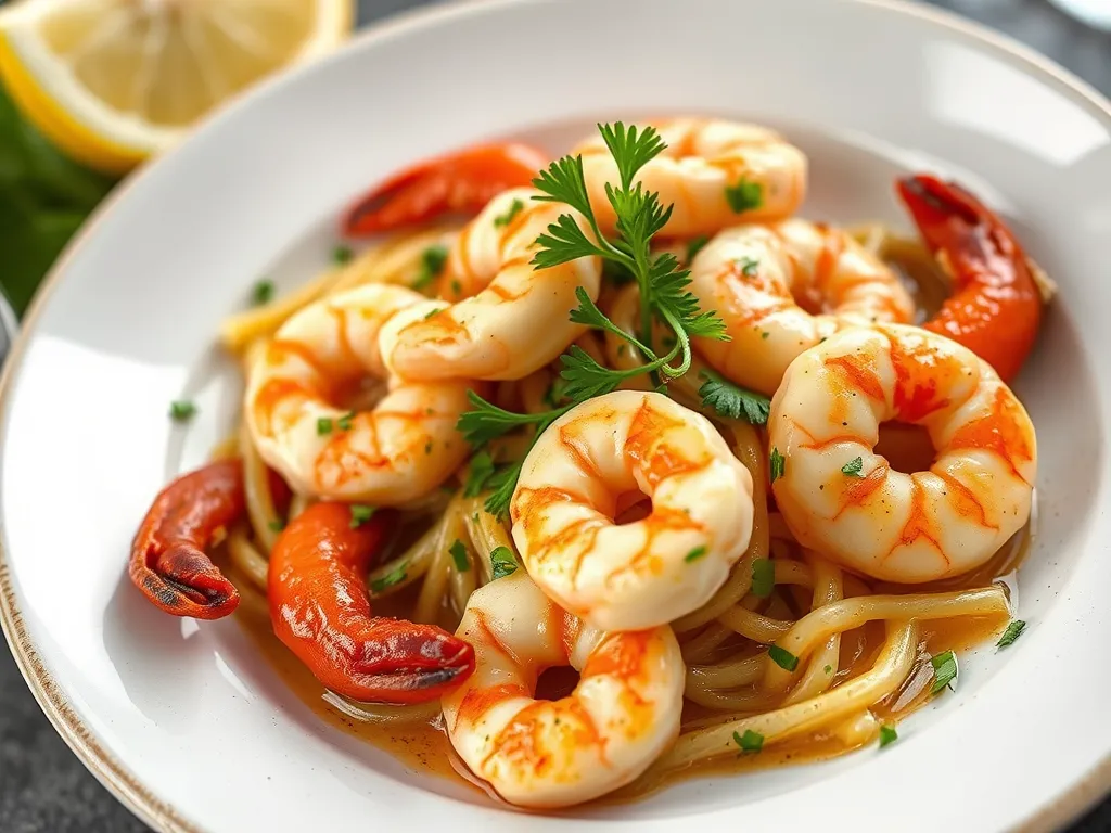 Quick Garlic Shrimp and Zucchini Skillet