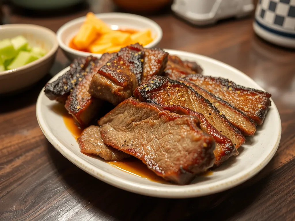 Quick Garlic Soy Galbi Skillet