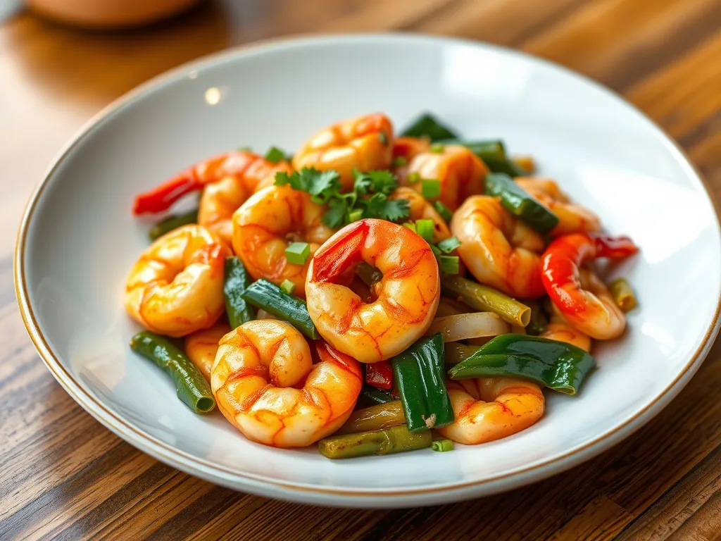 Quick Honey Garlic Shrimp Stir-Fry